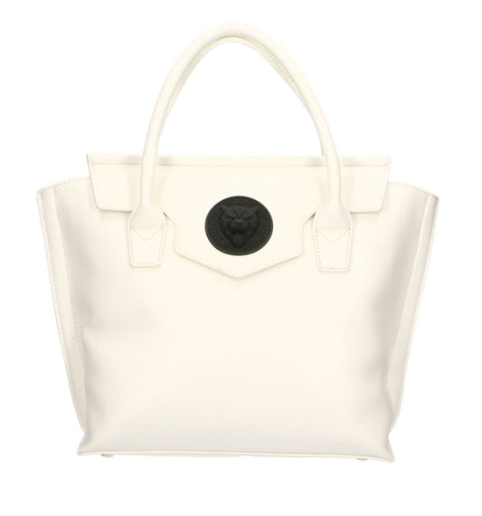 Plein Sport Chic White Polyethylene Handbag