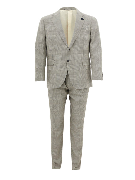 Chic Prince of Wales Check Suit
