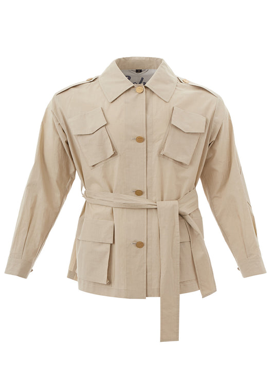 Elegant Cotton Saharan Jacket