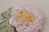 Elegant Floral Silk Blend Brooch