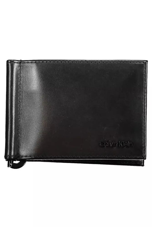 Sleek Leather Wallet with RFID Block