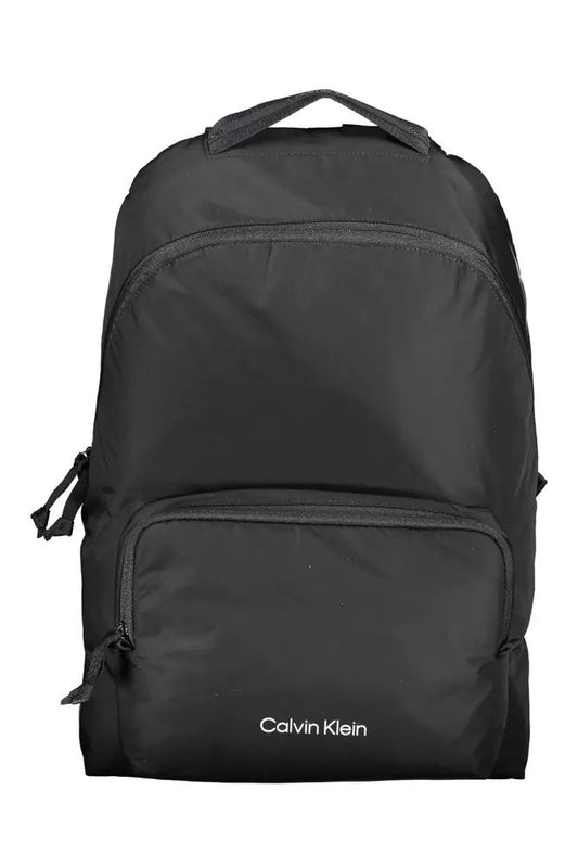 Sleek Waterproof Backpack with Logo Detail
