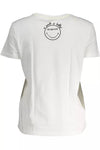 Chic Printed Cotton Tee with Logo
