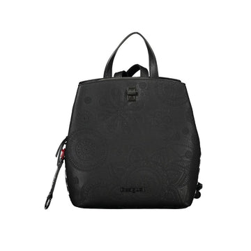 Chic Backpack with Contrasting Details