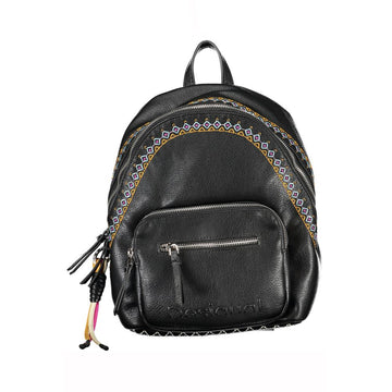 Chic Contrast Detail Backpack