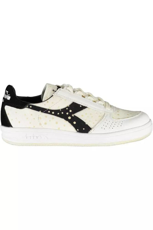 Elegant Lace-Up Sneakers with Logo Accent