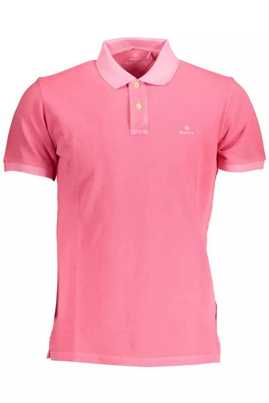 Chic Cotton Polo Shirt with Logo Detail