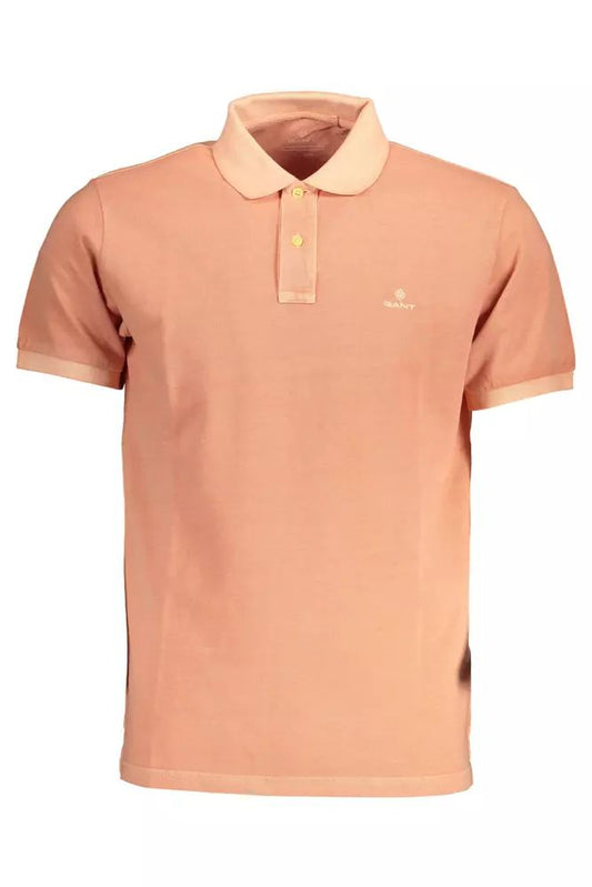 Chic Cotton Polo Shirt with Logo Detail