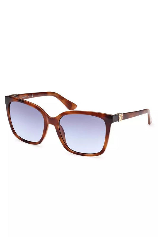 Chic Square Frame Sunglasses with Light Lens