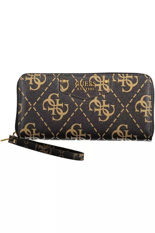 Chic Wallet with Contrasting Details