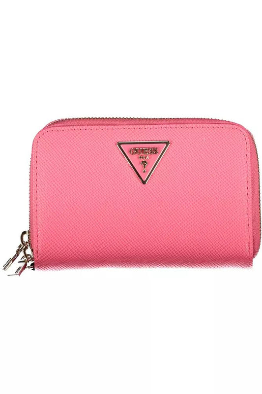 Chic Double Wallet with Contrasting Details