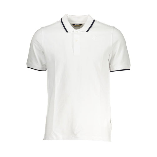 Chic Contrast Detail Polo Shirt