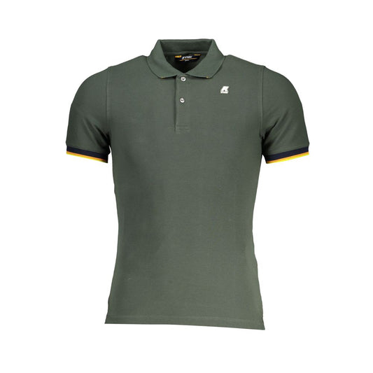 Chic Contrast Detail Polo Shirt