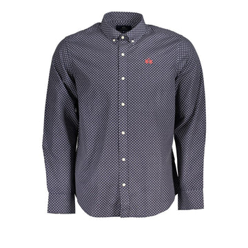 Button-Down Cotton Shirt with Embroidery