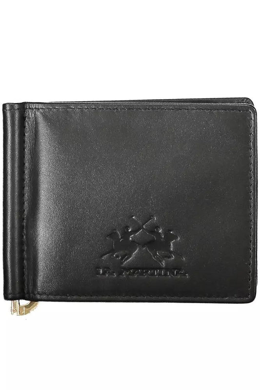Sleek Leather Money Clip Wallet