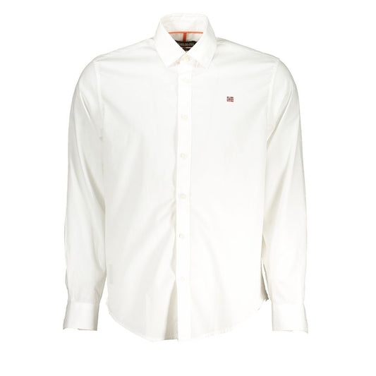 Elegant Cotton Long-Sleeved Shirt