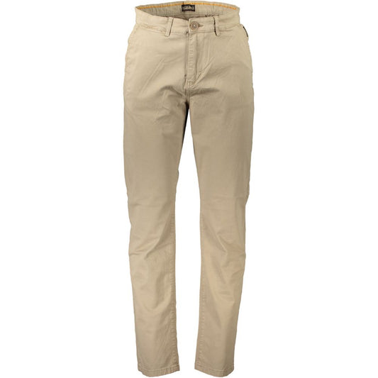 Chic Cotton Trousers with Elegant Comfort