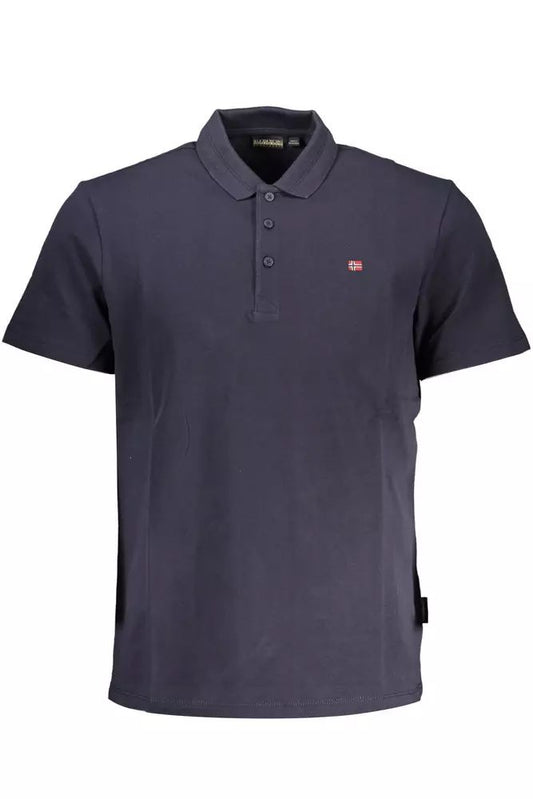 Chic Cotton Polo With Emblematic Detail