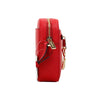 Jet Set Large East West Bright Leather Zip Chain Crossbody Bag