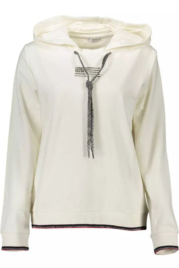 U.S. POLO ASSN. Chic Hooded Sweatshirt with Contrast Details