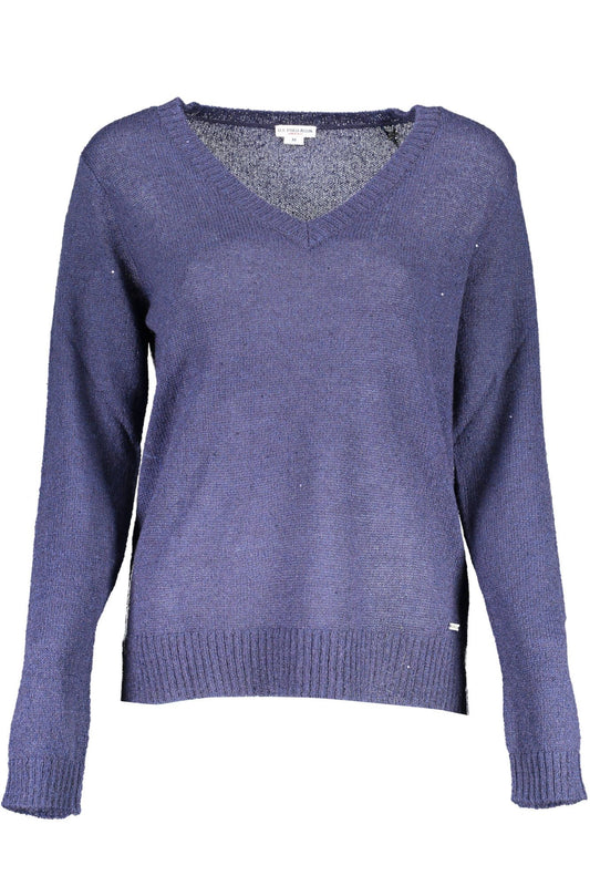U.S. POLO ASSN. Chic V-Neck Logo Sweater in