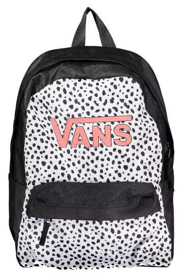Sleek Polyester Backpack with Logo Detail
