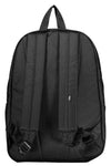 Sleek Polyester Backpack with Logo Detail
