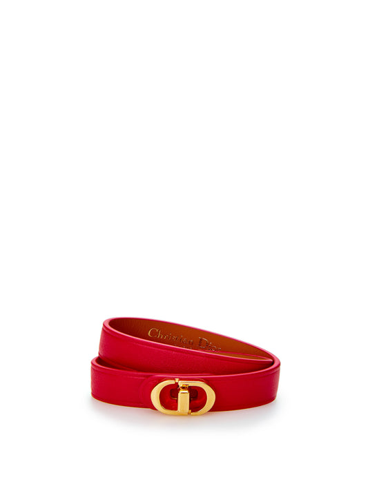 Elegant Leather Double Band Bracelet