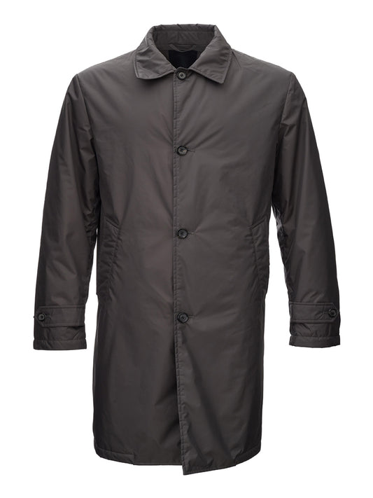 Waterproof Quilted Mid-Length Trench