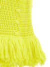 Radiant Fringed Pencil Skirt