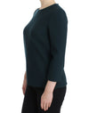3/4 sleeve wool blouse