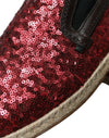 Sequined Loafers Slippers Men Shoes