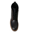 Leather Military Combat Boots Shoes