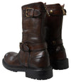 Leather Midcalf Mens Boots