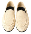 Elegant Cream Viscose Men's Loafers