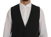 Elegant Striped Men's Waistcoat Vest