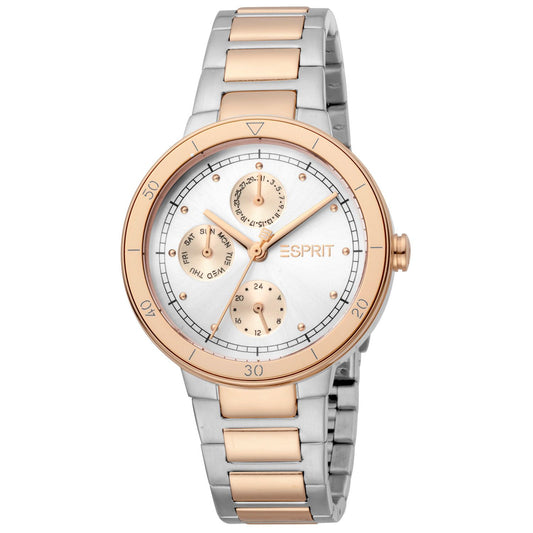 Chic Bicolor Analog Watch for Women