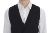 Elegant Striped Wool Vest