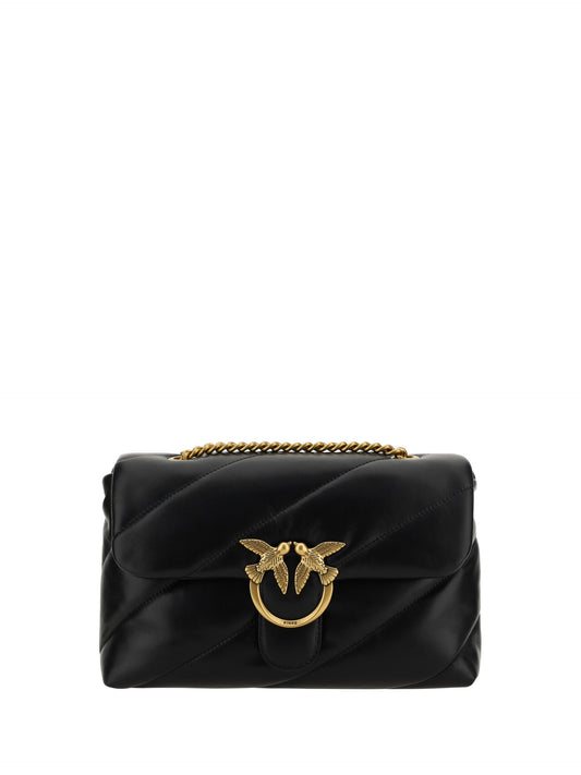 Elegant Leather Quilted Shoulder Bag