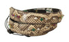 Elegant Python Leather Shoulder Strap