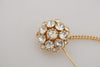 Exquisite Crystal-Embellished Brooch