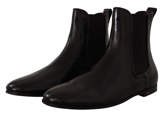 Leather Derby Boots Ankle