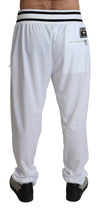 Polyester Logo Patch Sweatpants Pants