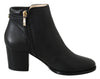 Elegant Leather Heeled Boots