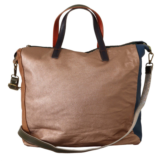 Leather Shoulder Tote Bag