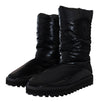 Elegant Mid-Calf Boots in Polyester