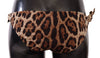 Bikini Bottom Leopard Print Swimsuit Swimwear