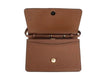 Hampshire Small Tan Embossed Logo Smooth Leather Crossbody Handbag