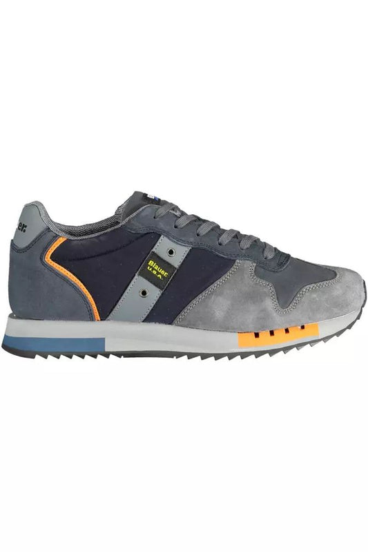 Electric Fusion Sneakers with Contrasting Accents