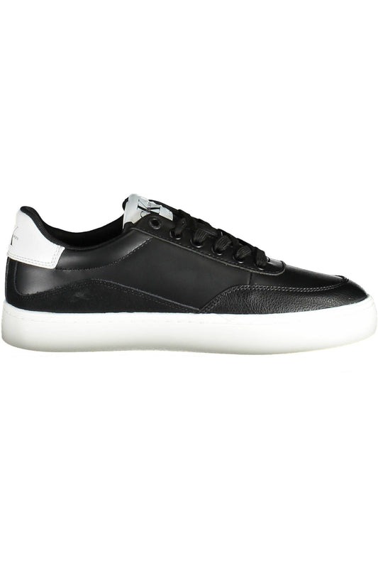 Chic Contrasting Lace-Up Sneakers